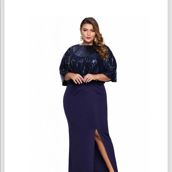 Black sequin cape - Picture 2 of 2